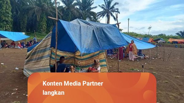 Foto Kondisi Warga Pasaman Barat Di Tempat Pengungsian Usai Diguncang